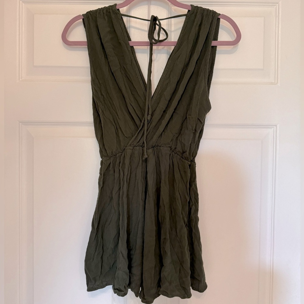 Olive Green Romper